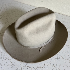 Vintage 1970s Resistol 3X Beaver Fedora Hat: Nudie&#39;s Rodeo Tailor, Size 7 1/8, Open Road Style