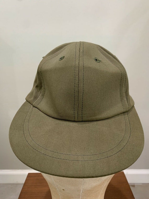 60s 70s OG 106 Cotton Sateen Utility CAP Hat 6 5/… - image 6