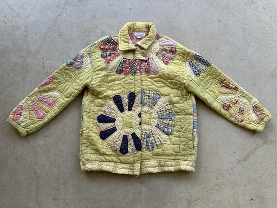 1980s Patchwork Quilt Jacket: KAS Original Feed S… - image 11