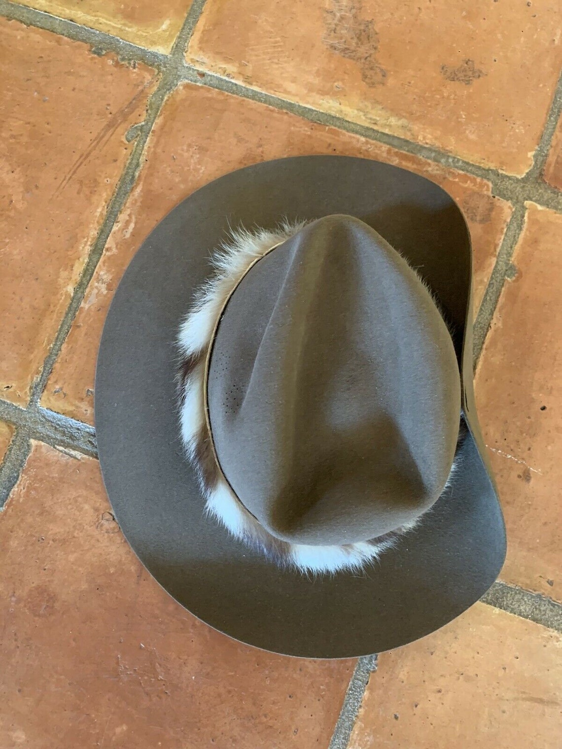 50s DORIAN African SAFARI Bush Hat 7 1/8 Fur Felt Fedora Etsy