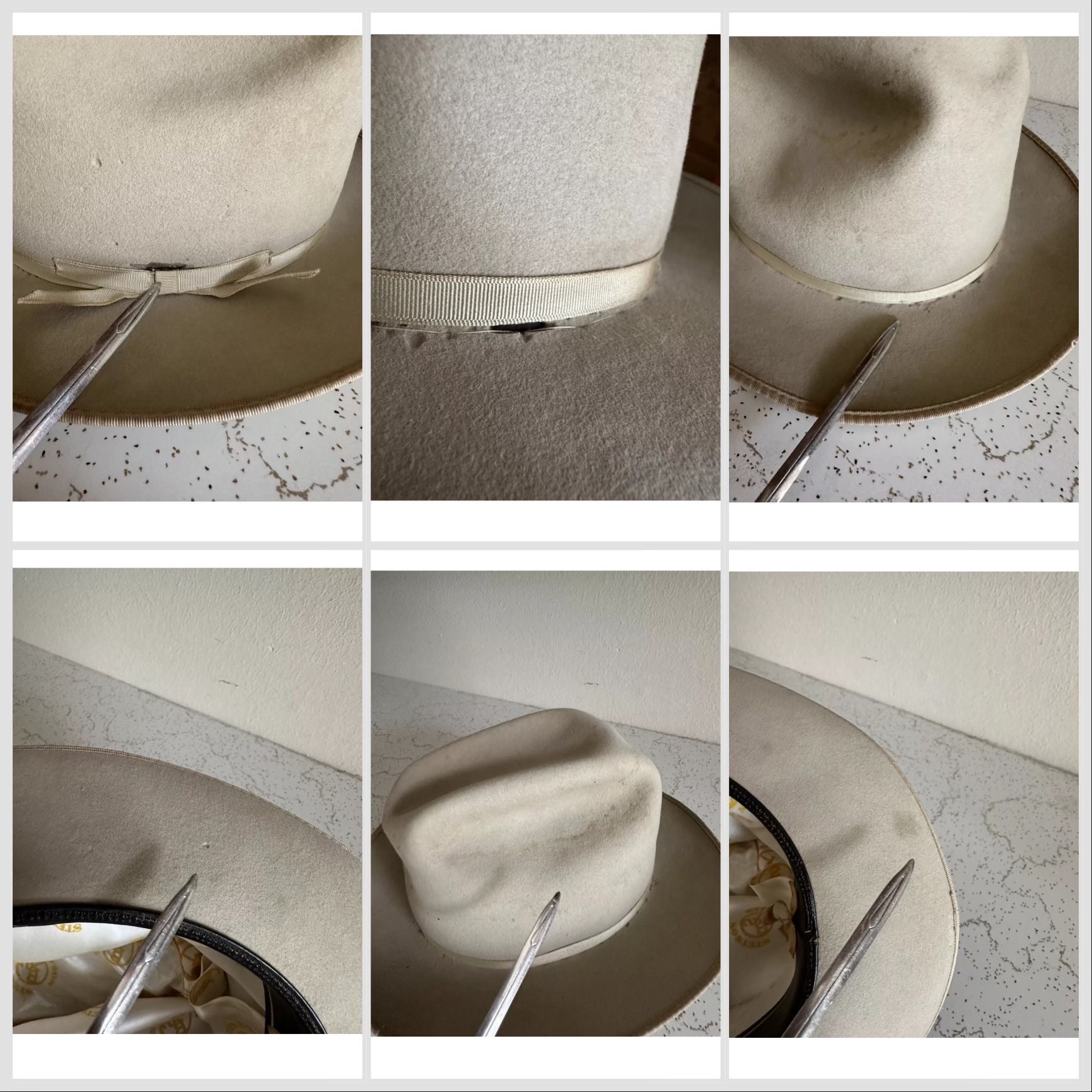 1960s Stetson Beaver 25 OPEN ROAD 7 1/4 Fedora Hat Cowboy 1960s Stetson Beaver 25 OPEN ROAD 7 1/4 Fedora Hat Cowboy