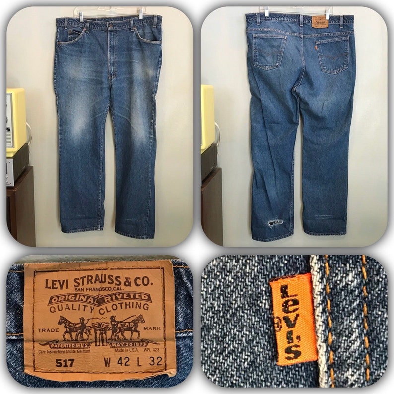 levis 517 orange tab
