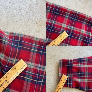 70s Vtg Pendleton sz XL Red Hunting Tartan Plaid Shirt Surf Workwear Chore Holiday Surf Workwear Chore Utility image 9