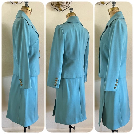 1950s Christian Dior New York Inc 2 Pc Skirt Suit… - image 3