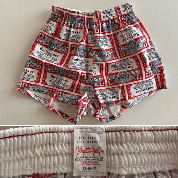 Vintage budweiser shorts hotsell