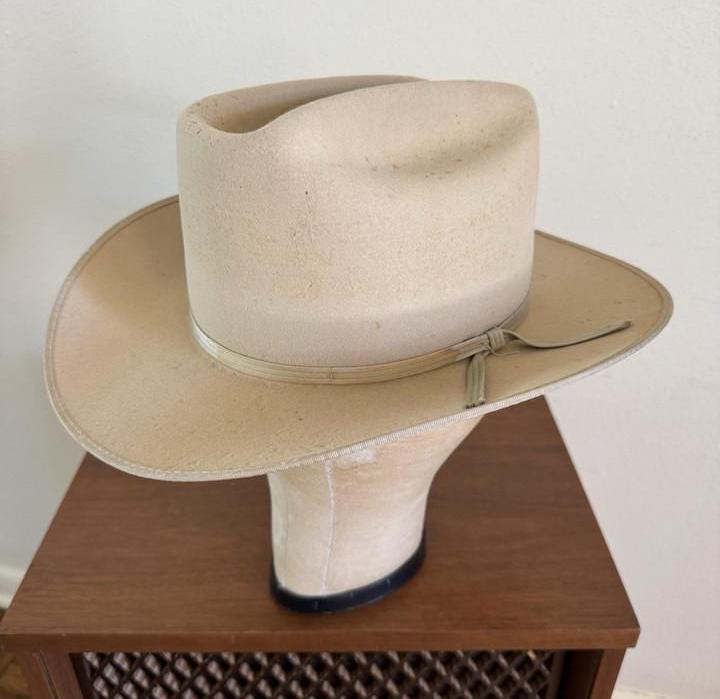 1960s Stetson Open Road 7 1/4 Beaver Last Drop Fedora Hat 1960s Stetson Open Road 7 1/4 Beaver Last Drop Fedora Hat