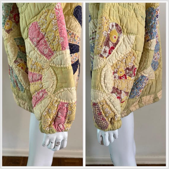 1980s Patchwork Quilt Jacket: KAS Original Feed S… - image 15