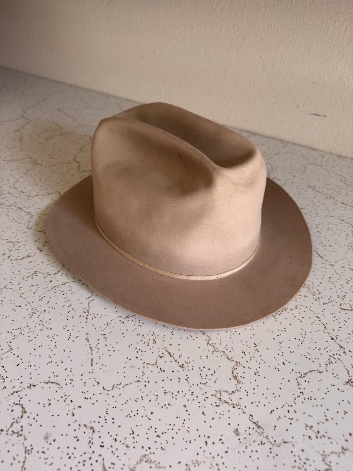 1950s Stetson One Hundred, 100X Beaver Cowboy Hat, Shudde Bros