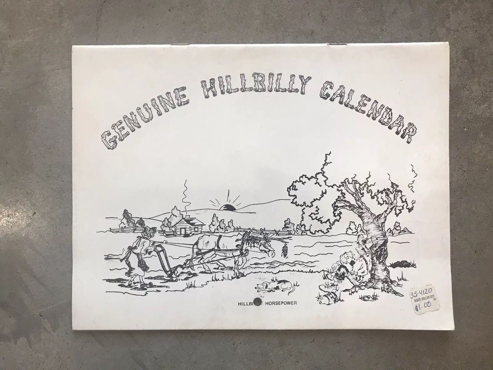 1974 HILLBILLY MOONSHINE Calendar Pin Up Farm 12 Mo Novelty | Etsy