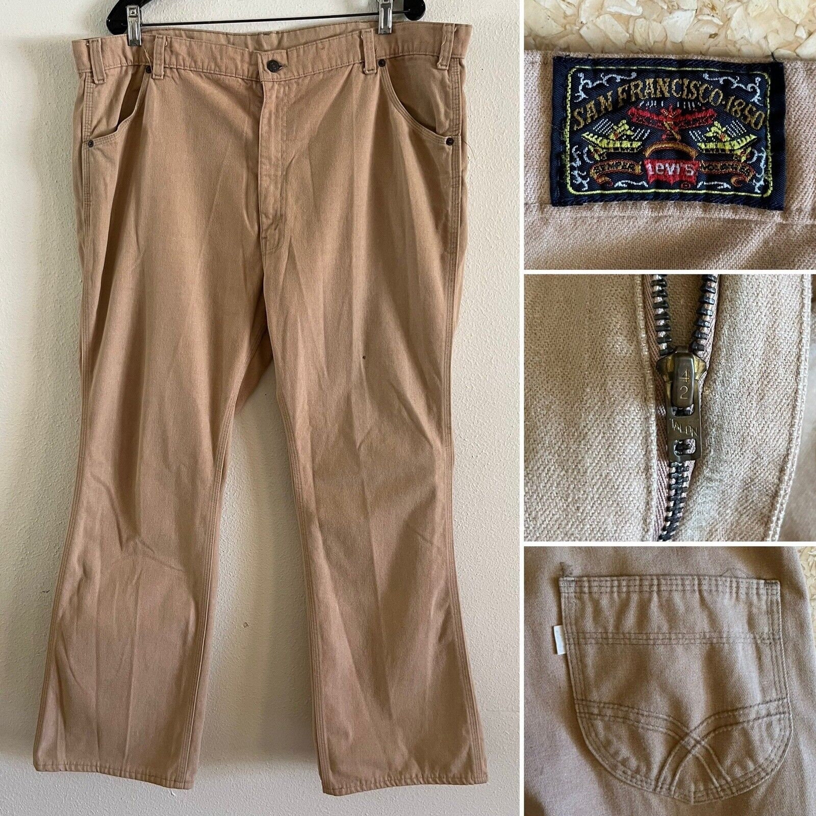 70s Levis for Men W 43 L 31 Pants Bootcut Flares Western Rodeo - Etsy