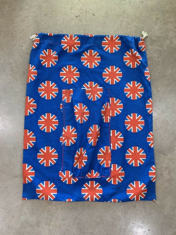 UNION JACK British Flag LAUNDRY Duffle Bag Advertisin… - Gem