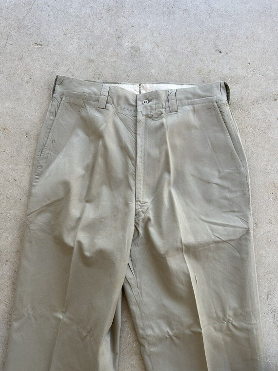 1962 Vtg US Army USAF Khaki Chino W 32 L 31 All C… - image 9