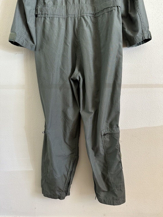 1990s USAF Flight Suit Coveralls 42 Regular Summer Fl… Gem