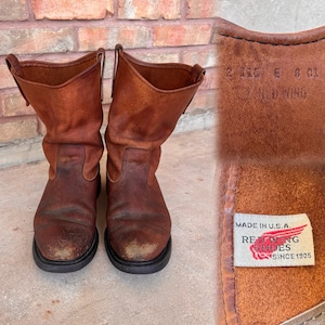 Vintage Red Wing Pecos Boots - Etsy