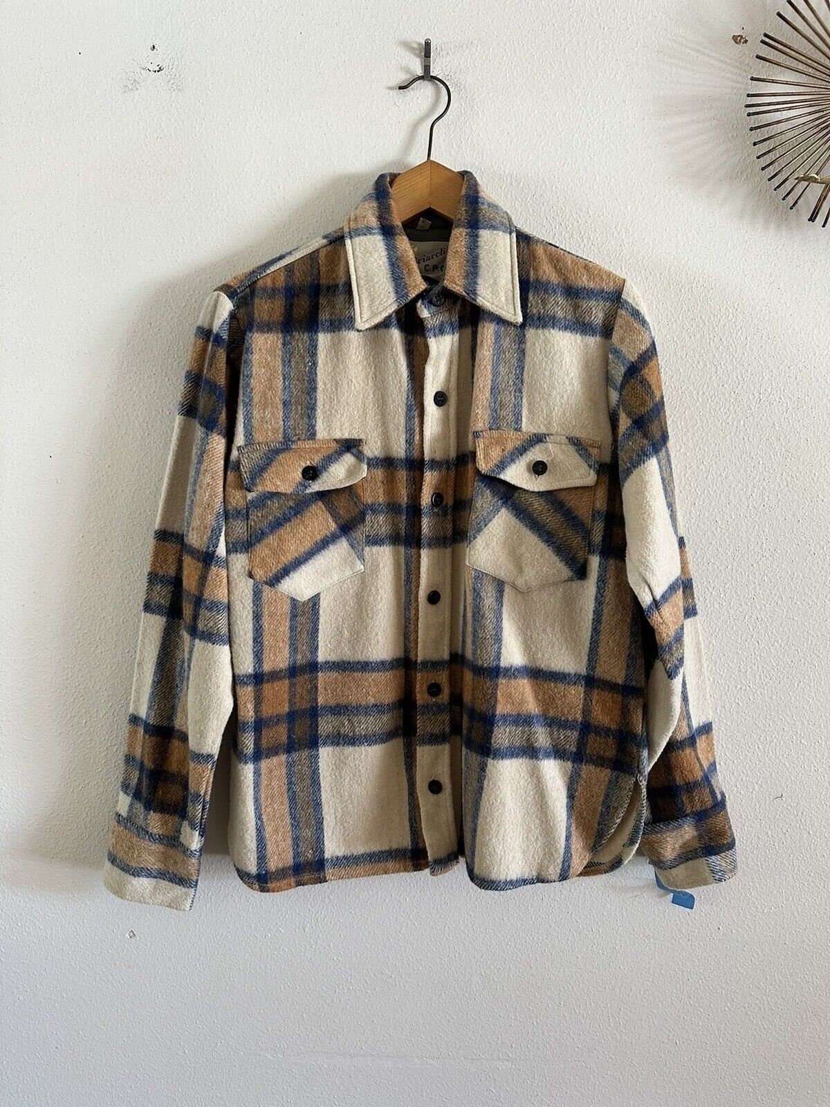1970s BRIARCLIFF CPO Lumberjack Buffalo Plaid Check Shirt