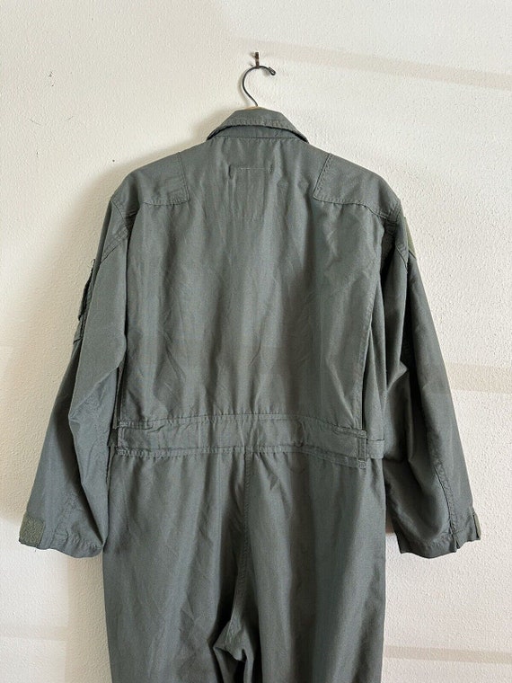 1990s USAF Flight Suit Coveralls 42 Regular Summer Fl… Gem