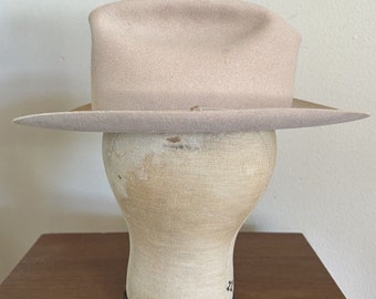 Vintage 1950s Stetson 3X Beaver Cowboy Hat - Size 7 1/8 - Etsy