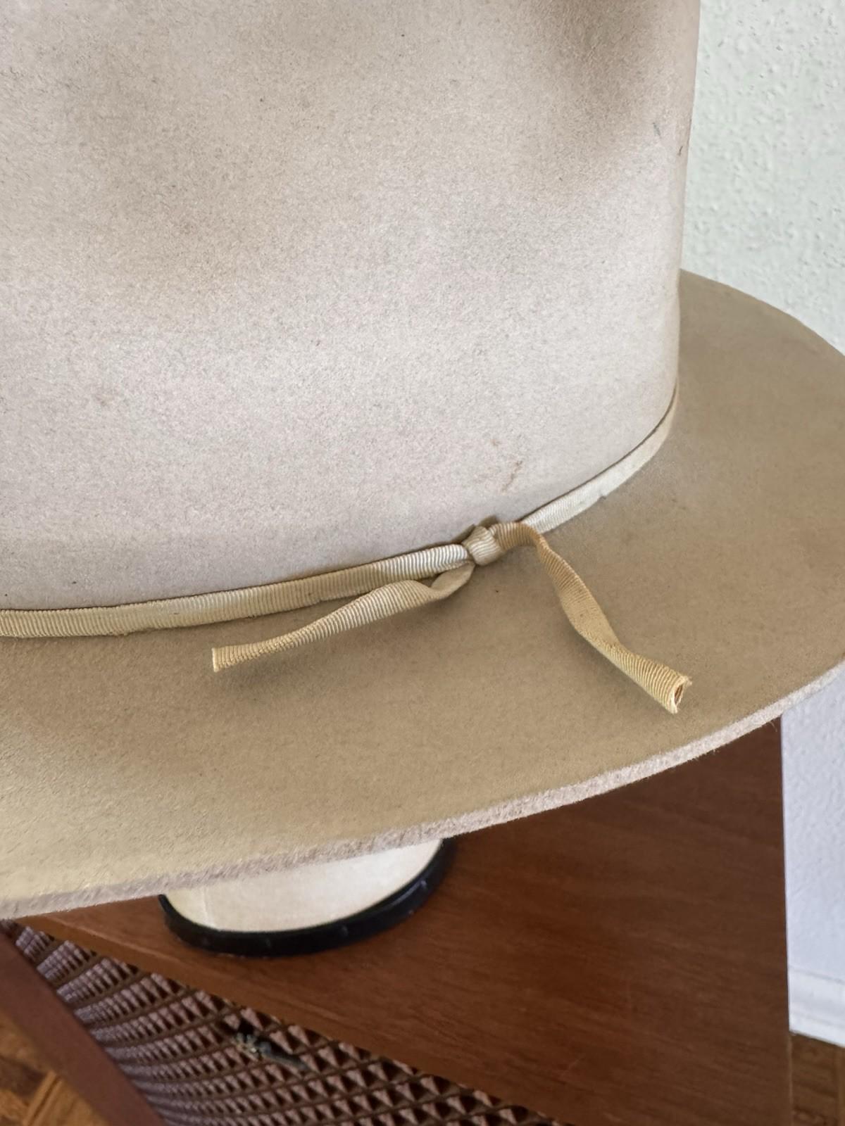 1950s Stetson One Hundred, 100X Beaver Cowboy Hat, Shudde Bros