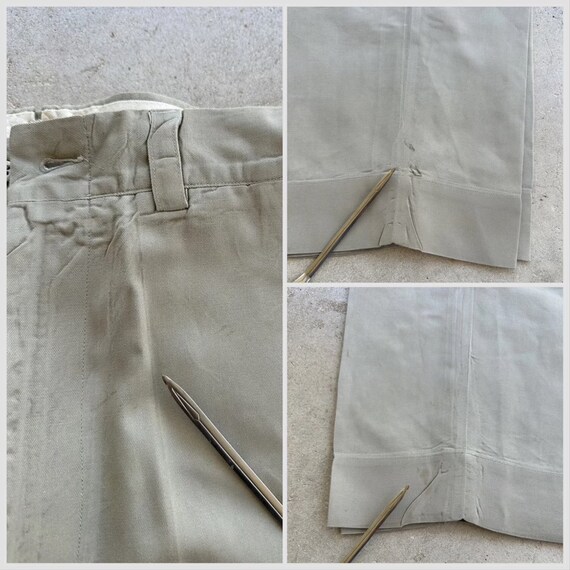 1962 Vtg US Army USAF Khaki Chino W 32 L 31 All C… - image 10