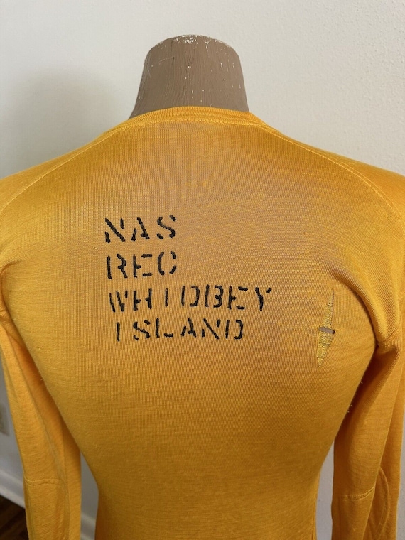1960s NAS REC Whidbey Island US Navy Yellow Flight Deck Crew 1960s NAS REC Whidbey Island US Navy Yellow Flight Deck Crew