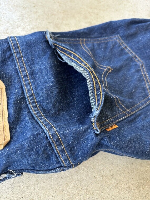 1980 Levis 517 Denim Jeans W 30 L 28 Orange Tab 8… - image 9
