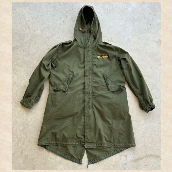 Vintage 1950s US Army M-1951 Fishtail Parka - Korean War Era
