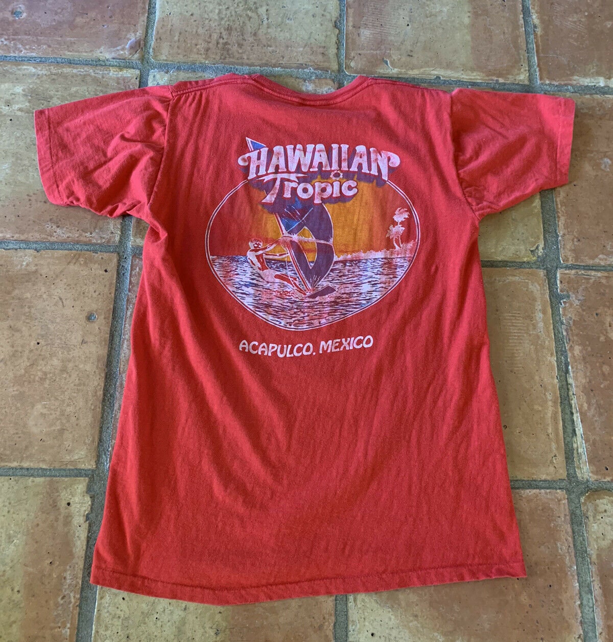 70s 80s HAWAIIAN TROPIC ACAPULCO Mexico Souvenir T Shirt Surf | Etsy