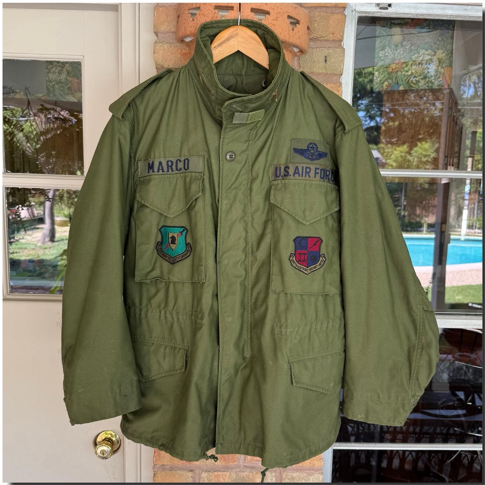 ジャケット・アウター 70s M-65 fullset!! 1970s US Army M-65 Field Jacket, Military Vietnam War, 1976