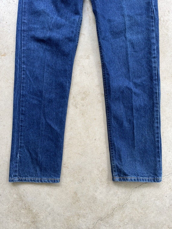 80s Levis Orange Tab 505 Denim Blue Jeans W 33 L … - image 10