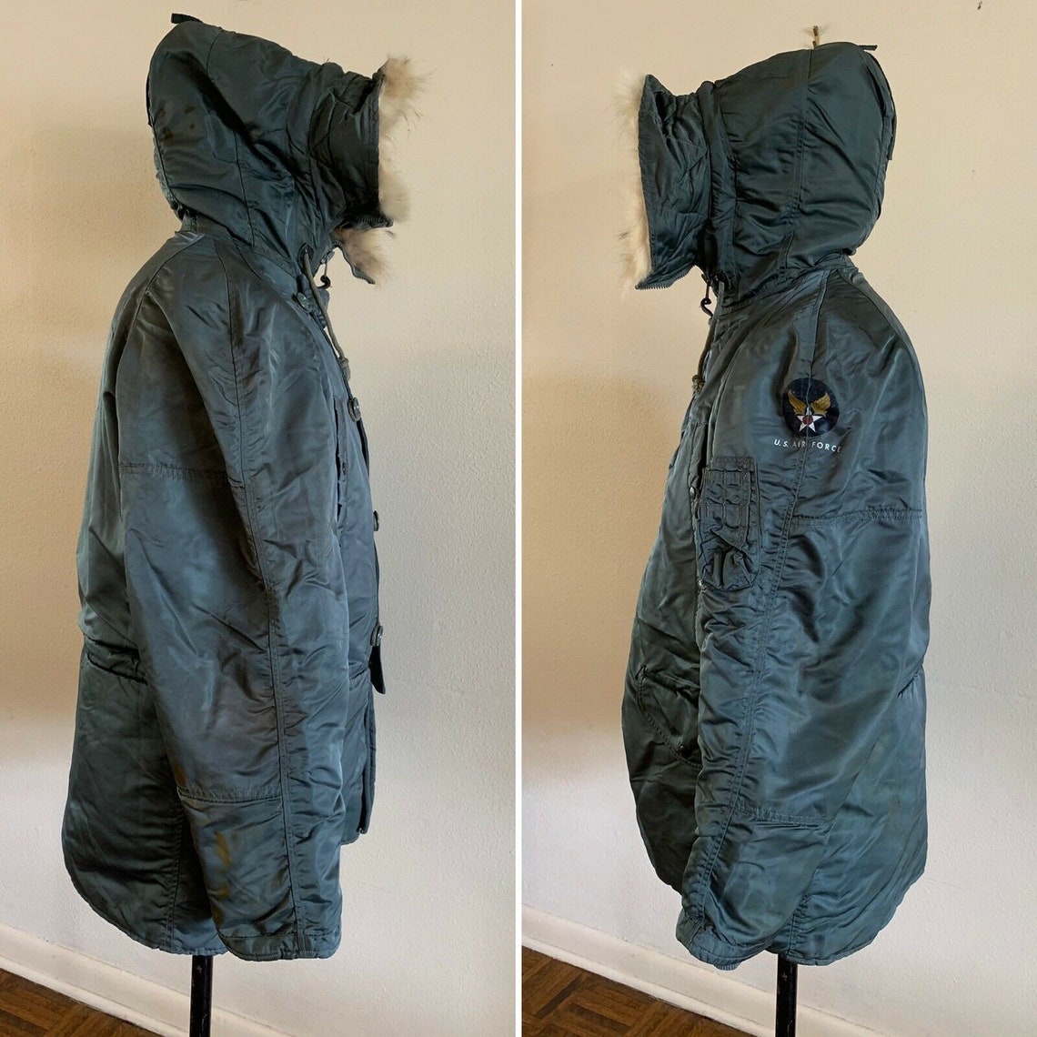 50s USAF N3B Parka W/ LINER Military Jacket SNORKEL Parka Etsy