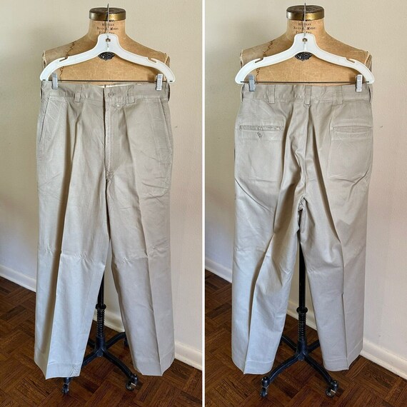 1962 Vtg US Army USAF Khaki Chino W 32 L 31 All C… - image 2