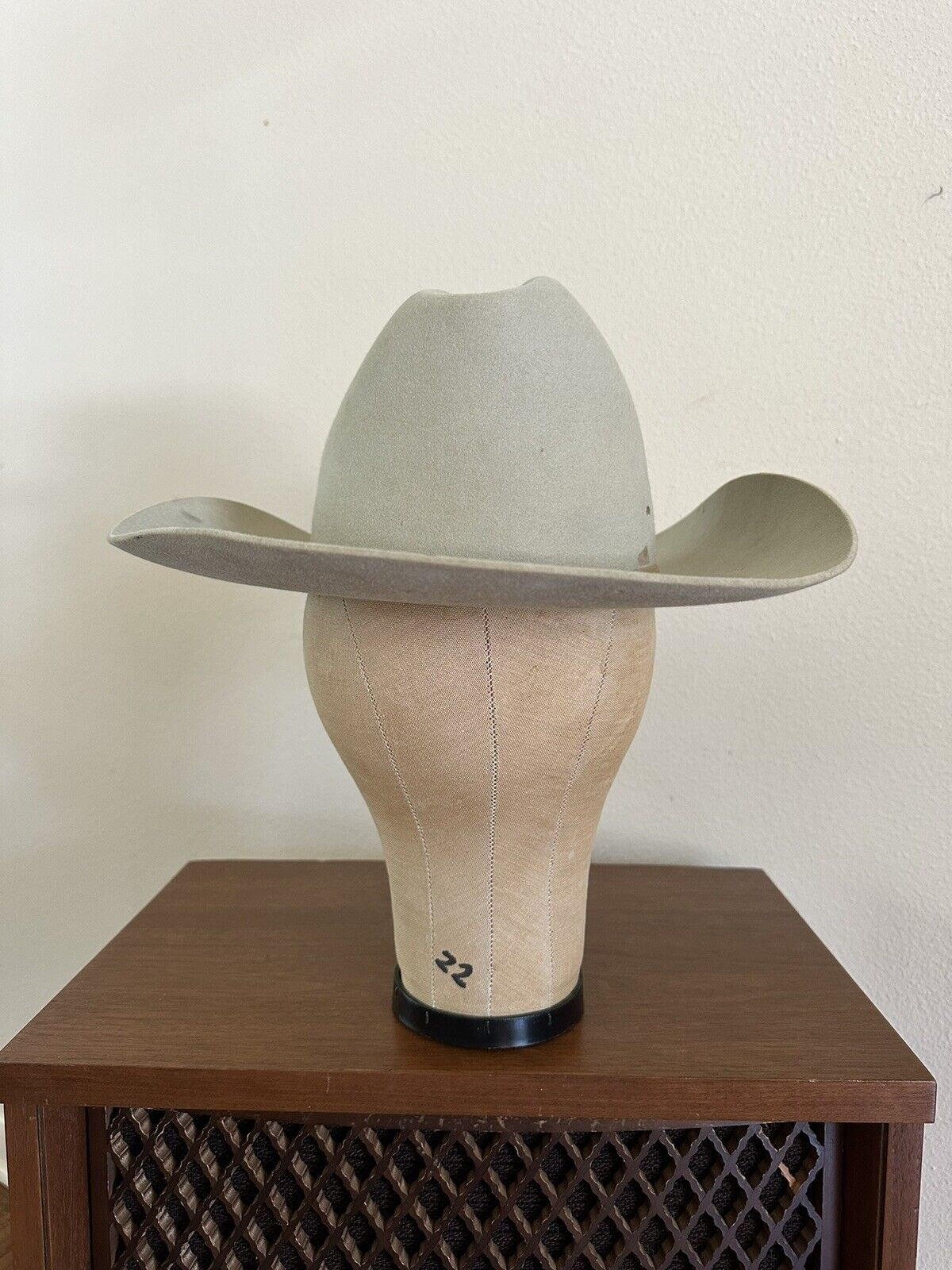 Vintage 1960s Stetson 7x Clear Beaver Cowboy Hat - Size 7 