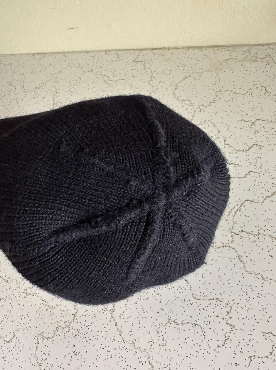 Vintage 1940s WWII US Navy Wool Knit Watch Cap - USN