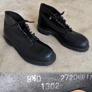 靴 US NAVY Service shoes 70s 1971's 
