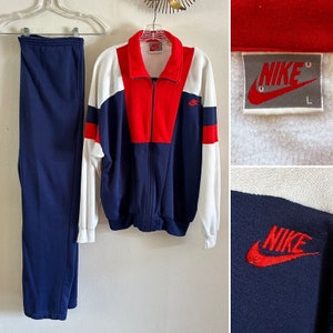  Womens 80s Tracksuit 90s Outfit Sweatsuits Sets Jogging  Suits Long Sleeve Zip Up Jacket And Pants Set Small Blue