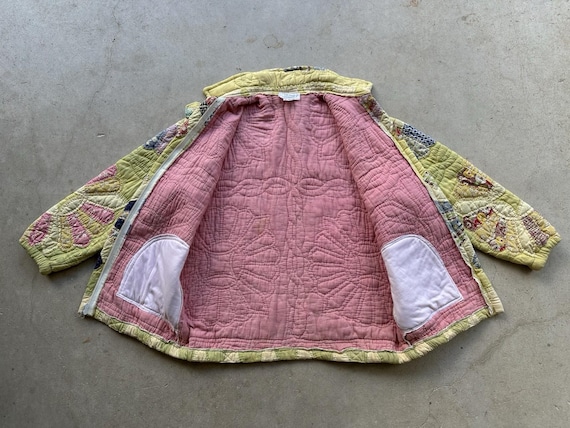 1980s Patchwork Quilt Jacket: KAS Original Feed S… - image 12