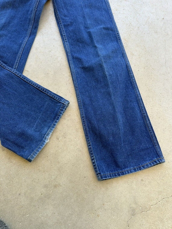 80s WILLIE NELSON Denim Jeans W 26.5 L 32 High Wa… - image 10