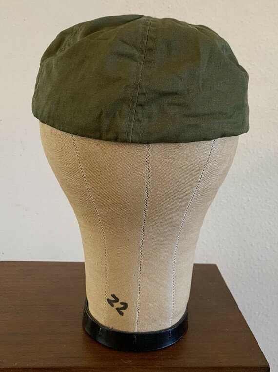 Vintage 70s OG 106 Sateen Utility Cap - Vietnam W… - image 5