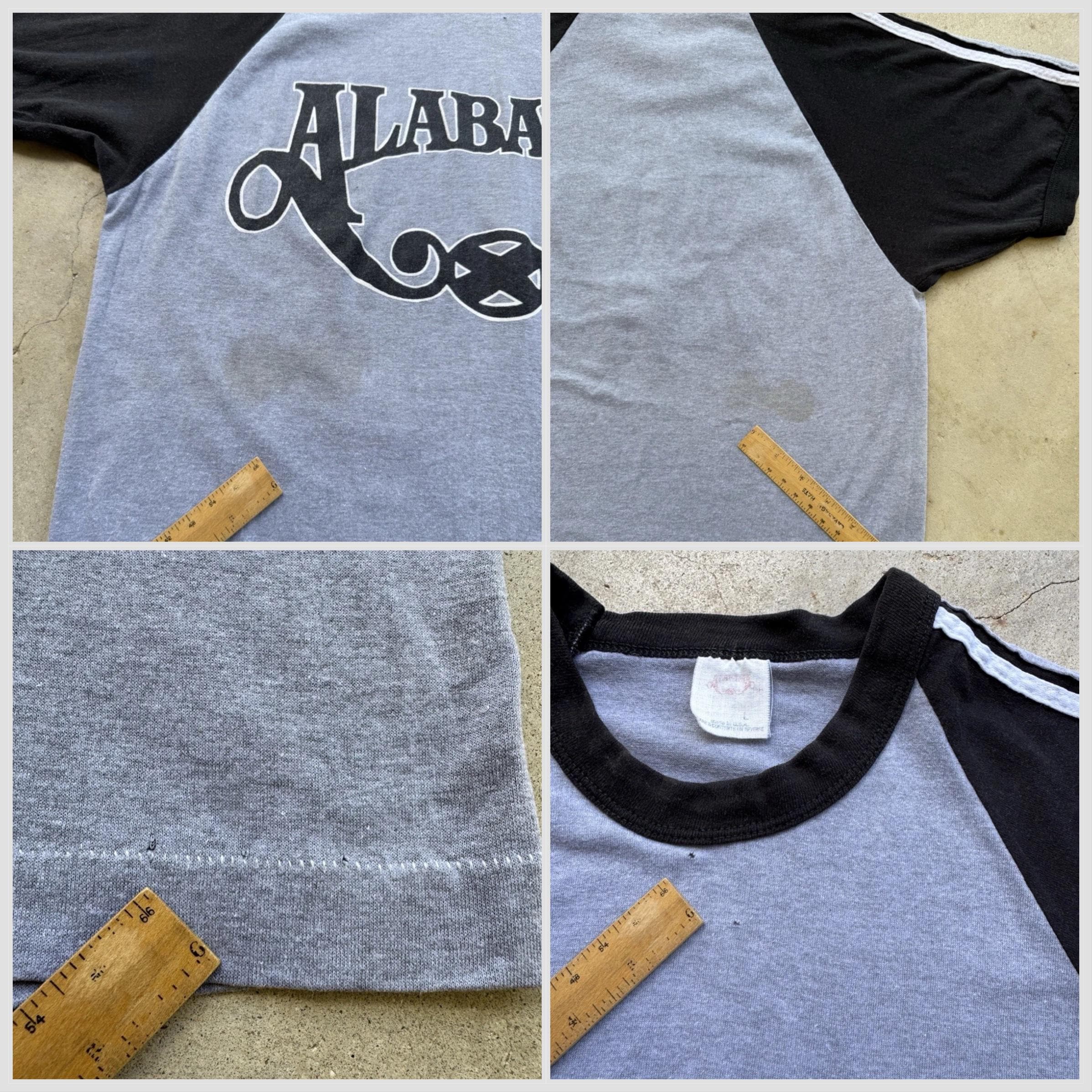 80s ビンテージ ALABAMA アラバマ バンド Tシャツ 古着 80年代 ALABAMA アラバマ バンドTシャツ バンT メンズL相当