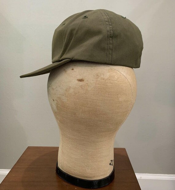 60s 70s OG 106 Cotton Sateen Utility Cap Hat 6 5/8 Military