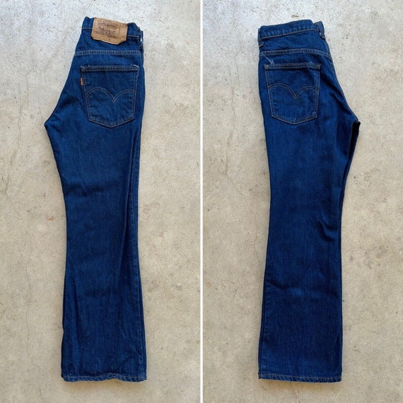 1980 Levis 517 Denim Jeans W 30 L 28 Orange Tab 8… - image 3