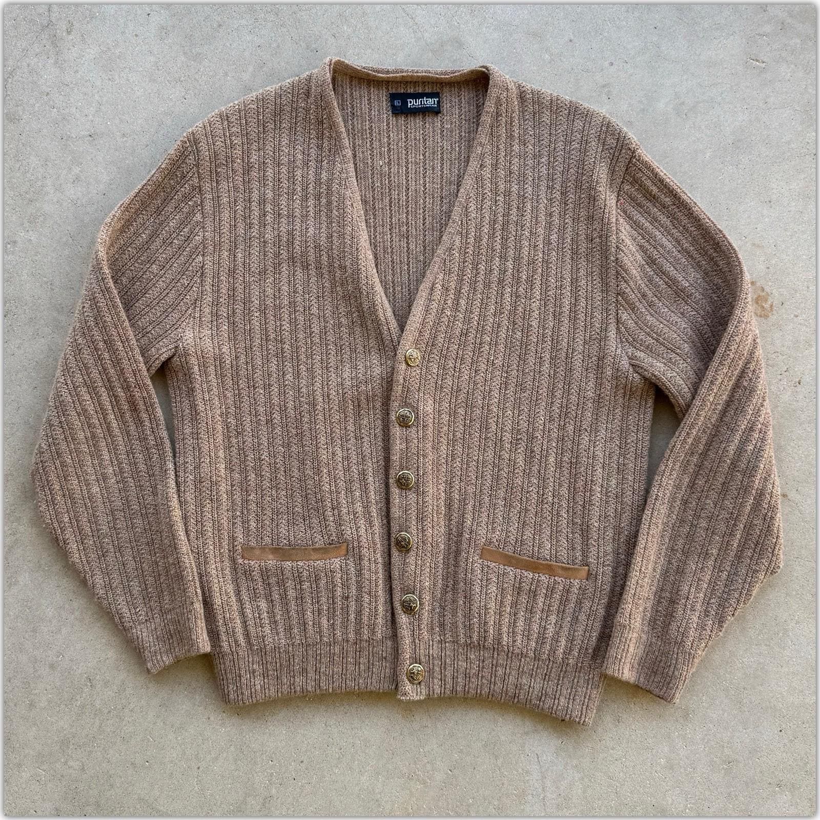 Puritan Cardigan Sweater - Etsy