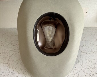 1970s Resistol HI-7 Silverbelly Cowboy Hat: 3X Western Hat (size 6