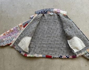ジャケット・アウター vintage fabric feed sack jacket Made a feed sack jacket! : r/streetwear