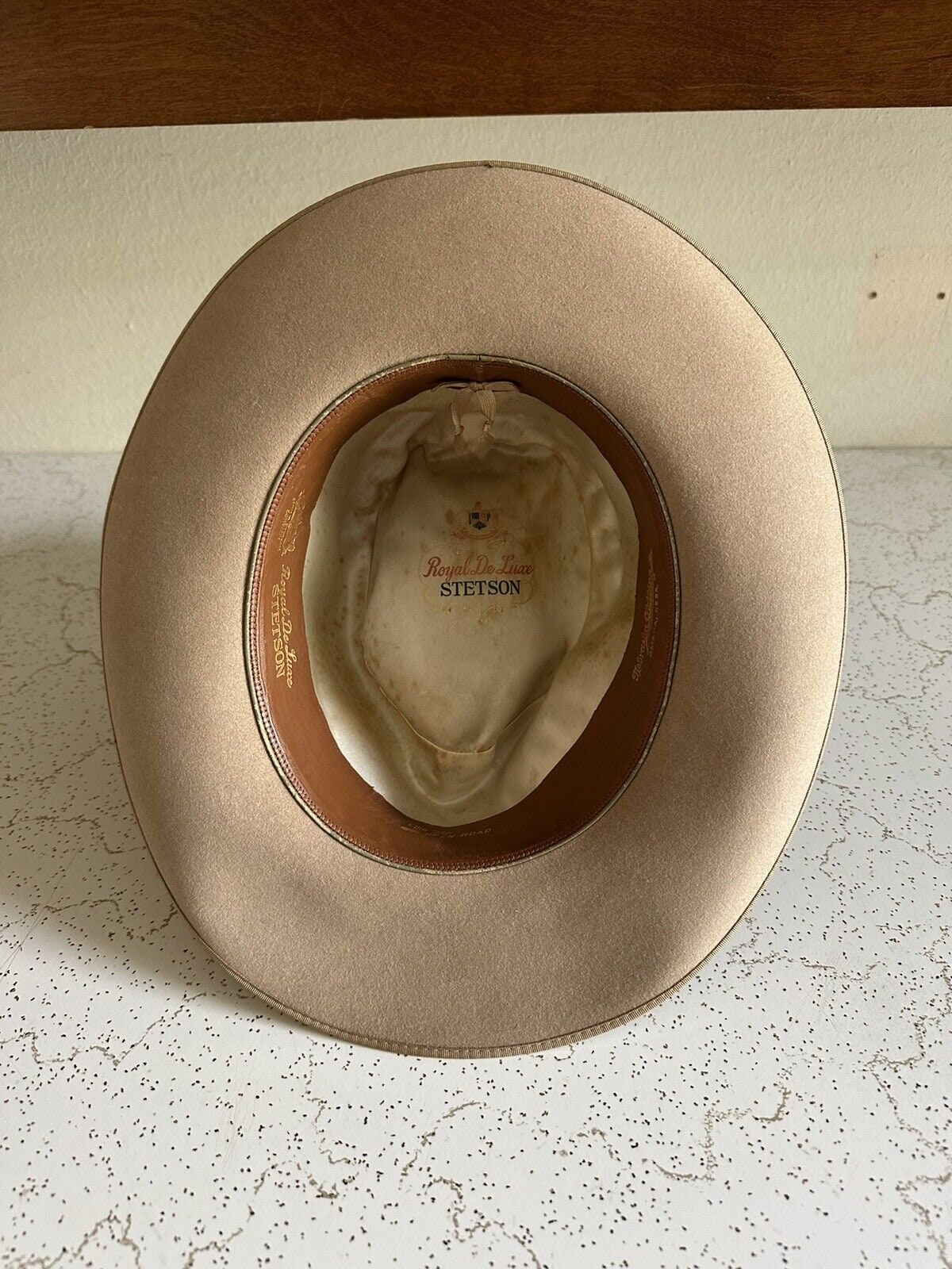 1950s Stetson Royal De Luxe the Open Road 7 1/8 Hat Fedora