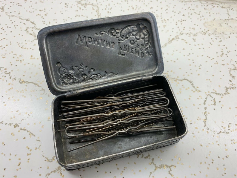 Antique PAIRPOINT Hair Pin BOX Quadruple Plate Silver 3726 Etsy