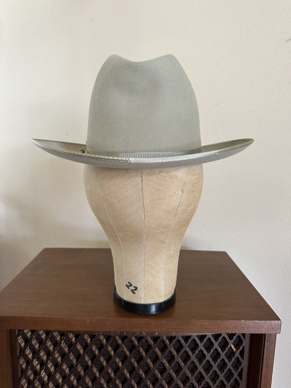 1960s Stetson 3x Beaver OPEN ROAD 7 1/8 Long OVAL… - image 5