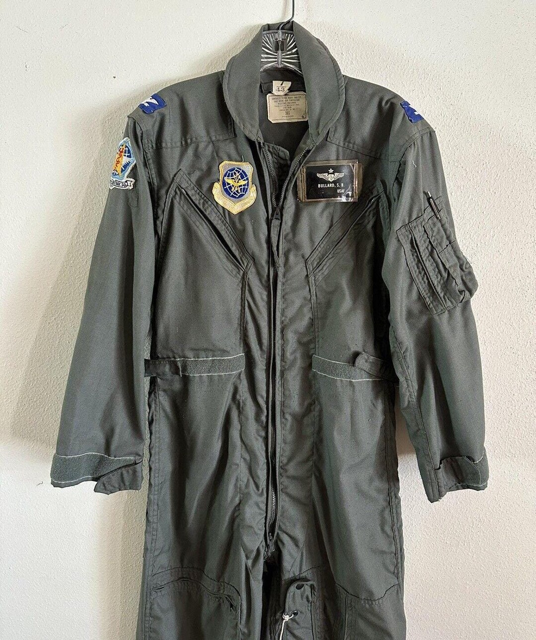 70s USA製　EMARジップ　ミリタリージャケット SQUADRON Vintage 70s USAF CWU-45P Cold Weather Flight Jacket 2nd