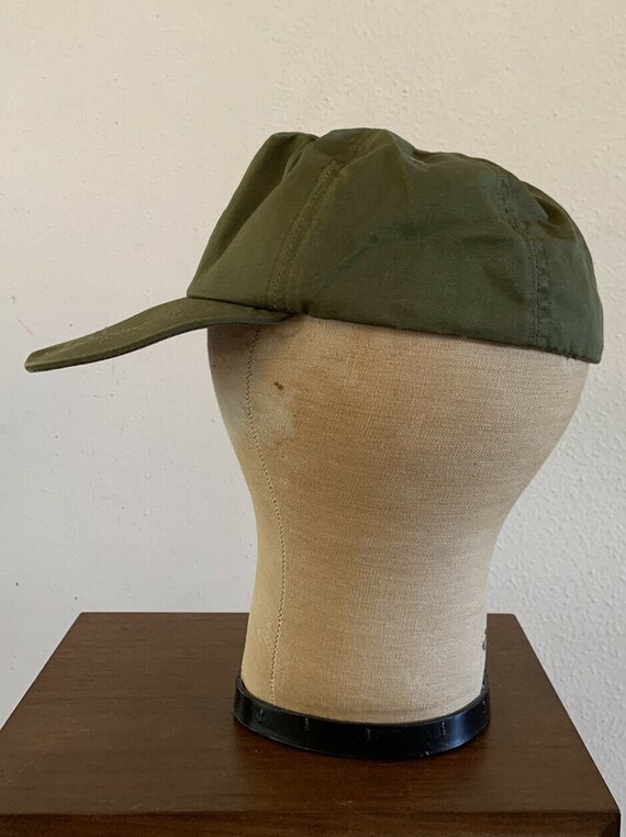 Vintage 70s OG 106 Sateen Utility Cap - Vietnam W… - image 4