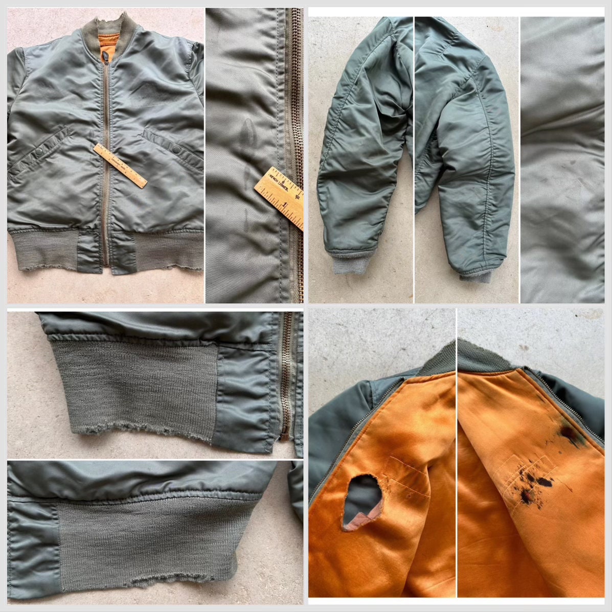 1968 USAF Type L2-B Flight Jacket MEDIUM Air Force Military 1968 USAF Type L2-B Flight Jacket MEDIUM Air Force Military